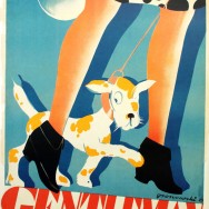 Tadeusz Gronowski, Gentelman. Śniegowiec wytwornej damy, plakat, 1929, Muzeum Plakatu w Wilanowie