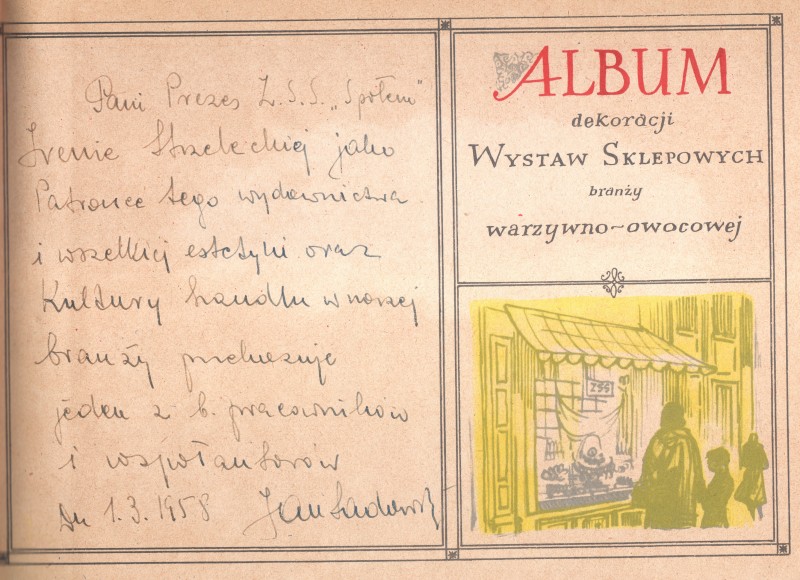 Album dekoracji wystaw warzywno-owocowych, SPOŁEM, 1957